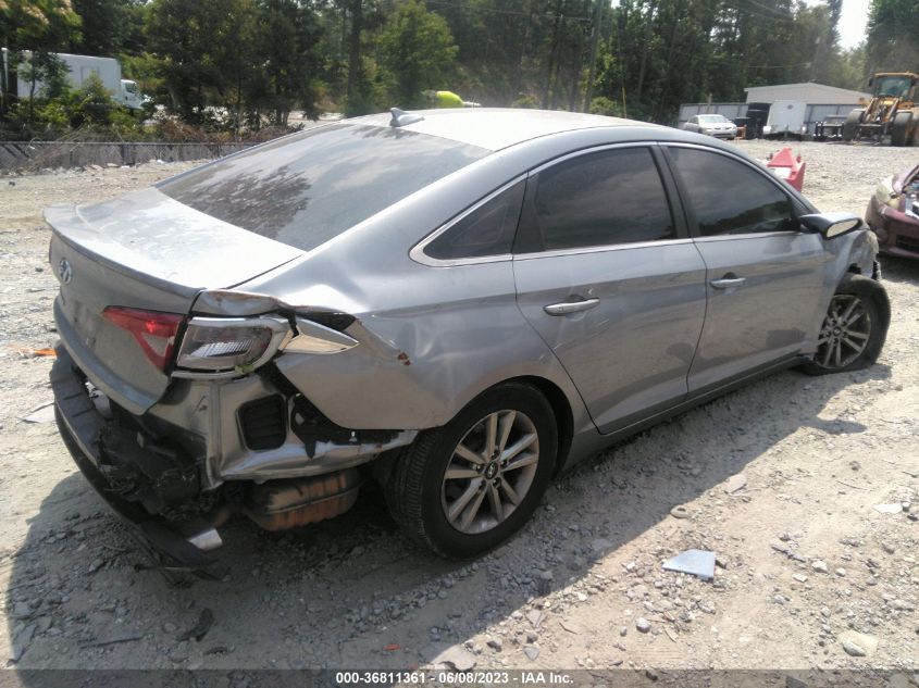 2015 HYUNDAI SONATA 2.4L SE - 5NPE24AF4FH087620