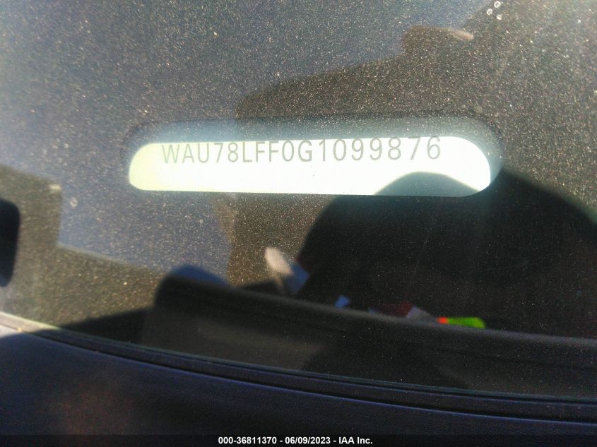 2016 AUDI A3 PREMIUM - WAU78LFF0G1099876