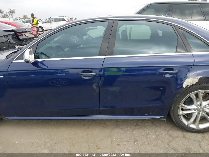 2014 AUDI S4 PREMIUM PLUS - WAUDGAFL6EA147443
