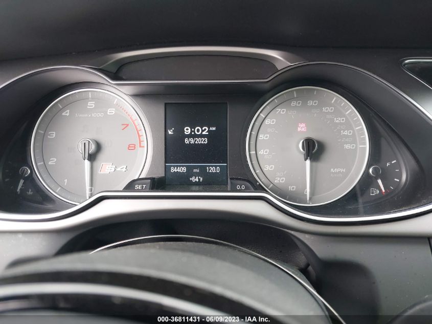 2014 AUDI S4 PREMIUM PLUS - WAUDGAFL6EA147443