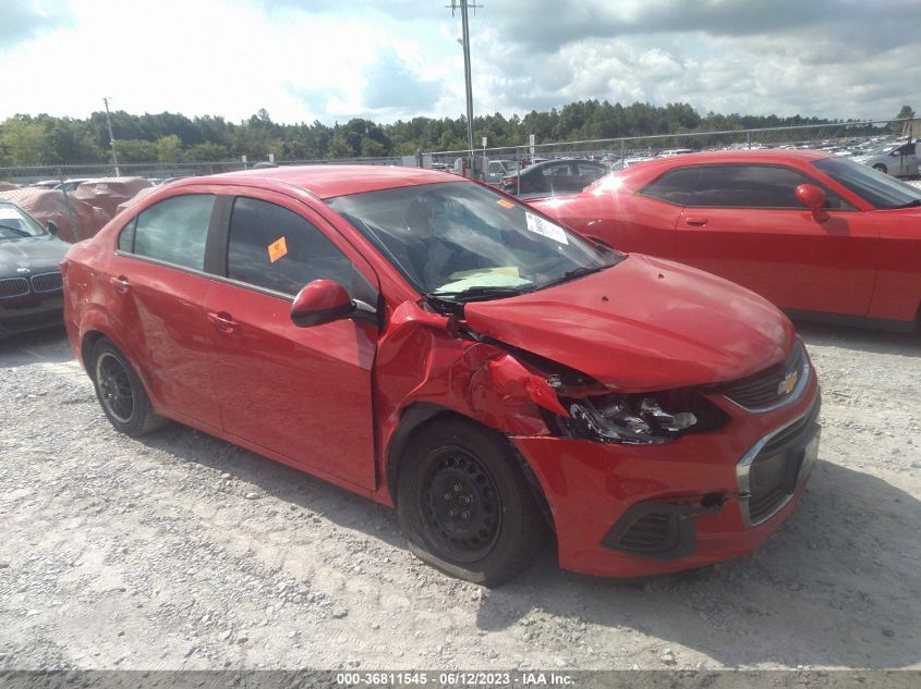 2017 CHEVROLET SONIC LS - 1G1JB5SH6H4154594