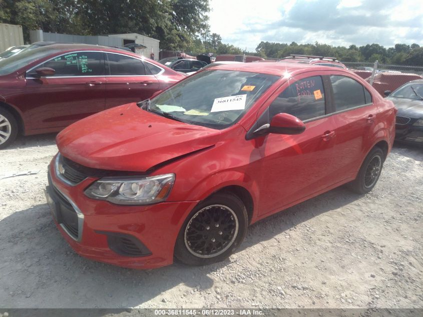 2017 CHEVROLET SONIC LS - 1G1JB5SH6H4154594