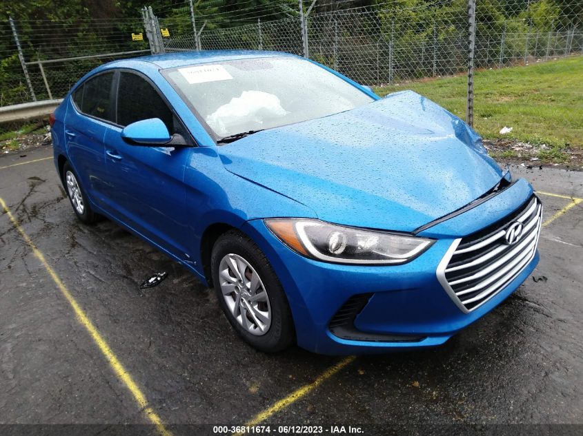 2017 HYUNDAI ELANTRA SE - KMHD74LF3HU397305