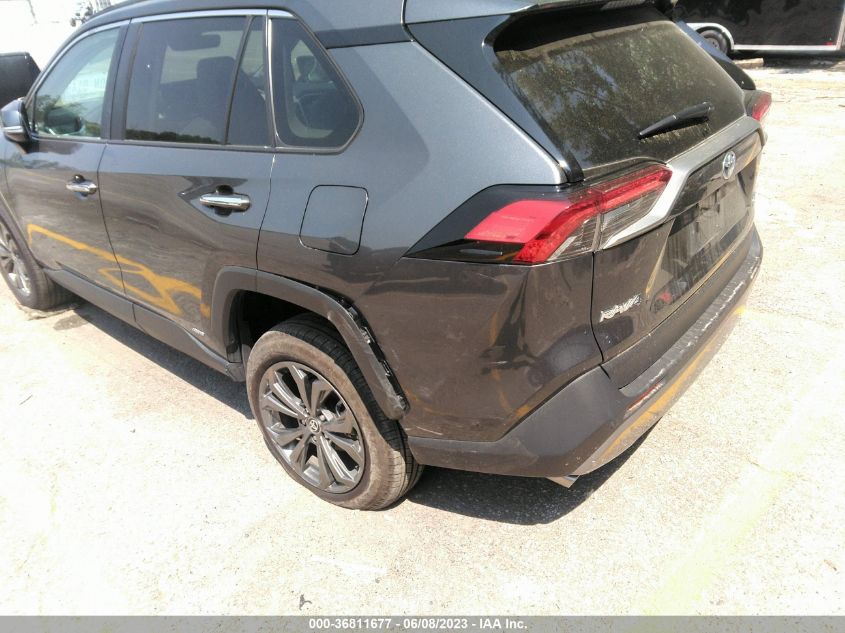 2022 TOYOTA RAV4 HYBRID LIMITED - 4T3D6RFV0NU092298