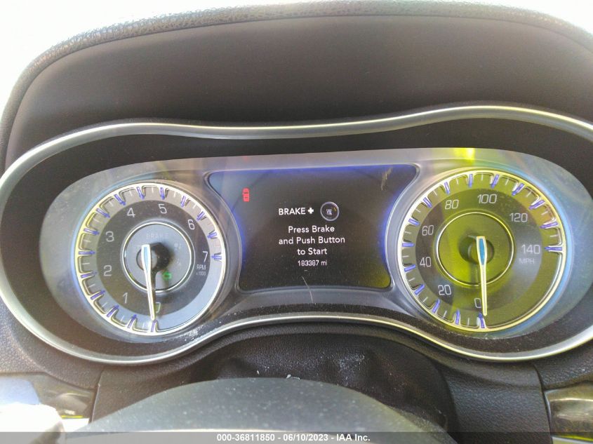 2016 CHRYSLER 300 300C - 2C3CCAEG6GH216588