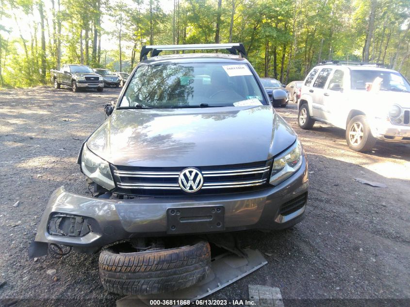 2013 VOLKSWAGEN TIGUAN S W/SUNROOF - WVGBV3AX2DW583175