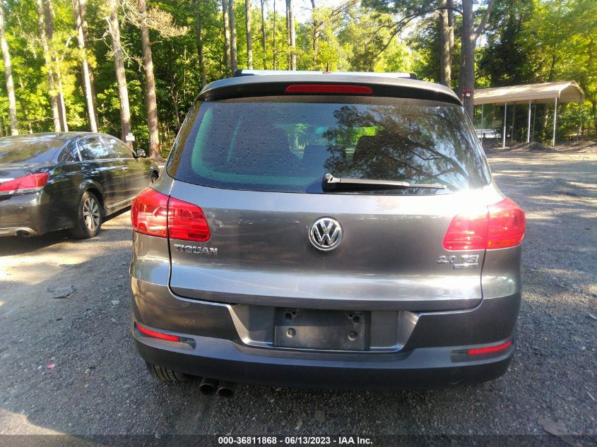 2013 VOLKSWAGEN TIGUAN S W/SUNROOF - WVGBV3AX2DW583175