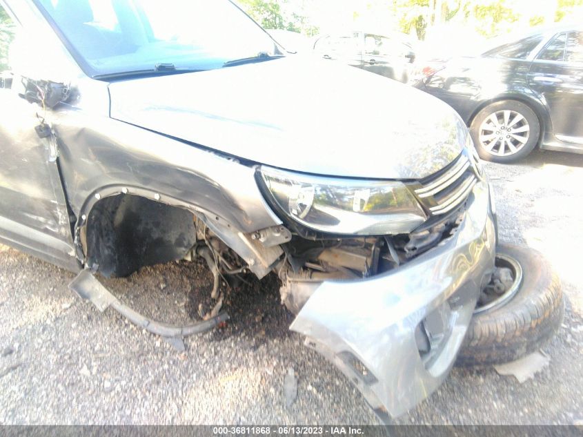 2013 VOLKSWAGEN TIGUAN S W/SUNROOF - WVGBV3AX2DW583175