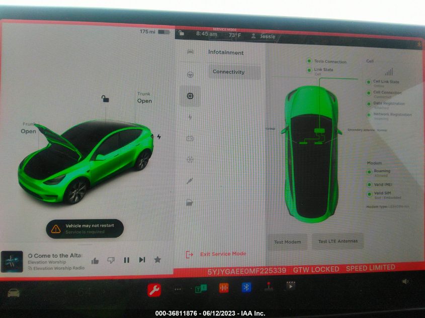 2021 TESLA MODEL Y LONG RANGE - 5YJYGAEE0MF225339
