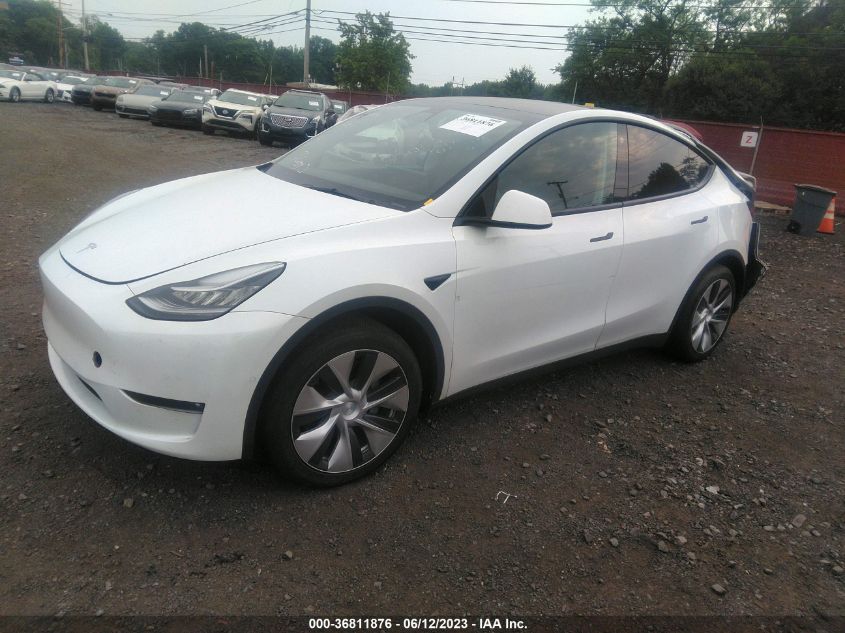 2021 TESLA MODEL Y LONG RANGE - 5YJYGAEE0MF225339