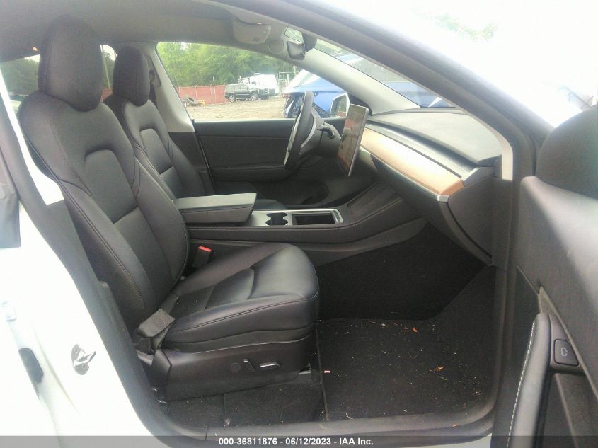 2021 TESLA MODEL Y LONG RANGE - 5YJYGAEE0MF225339