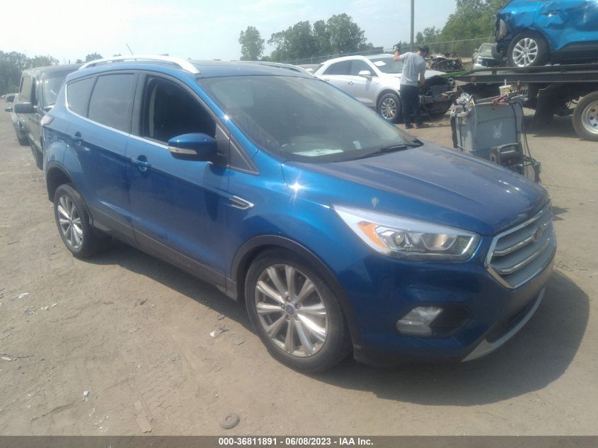 2017 FORD ESCAPE TITANIUM - 1FMCU0J90HUE60998