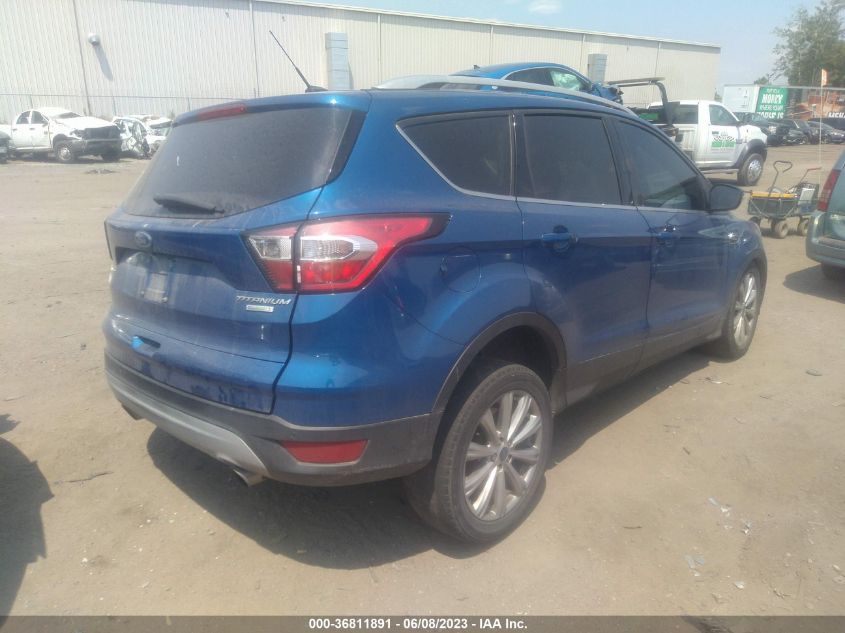 2017 FORD ESCAPE TITANIUM - 1FMCU0J90HUE60998