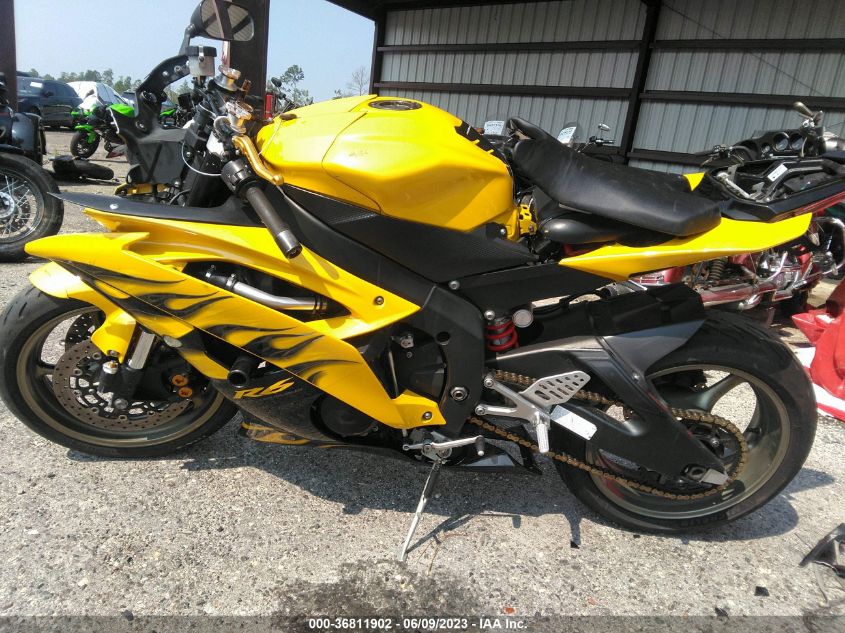 2008 YAMAHA YZFR6 JYARJ16E68A008604
