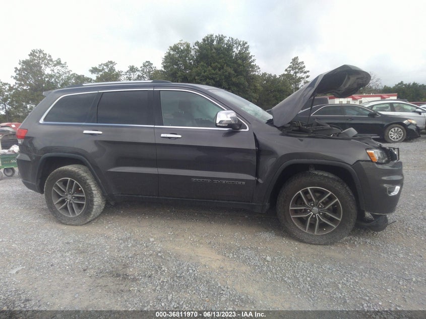 VIN 1C4RJFBGXHC658257 2017 JEEP GRAND CHEROKEE LIMITED