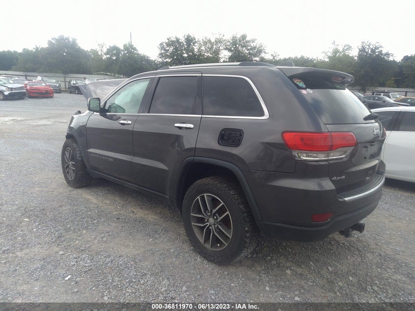VIN 1C4RJFBGXHC658257 2017 JEEP GRAND CHEROKEE LIMITED