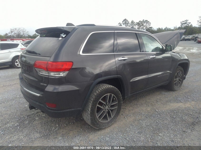VIN 1C4RJFBGXHC658257 2017 JEEP GRAND CHEROKEE LIMITED