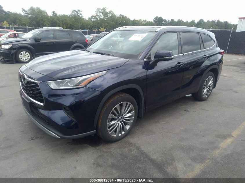 2021 TOYOTA HIGHLANDER PLATINUM - 5TDFZRBH9MS152255