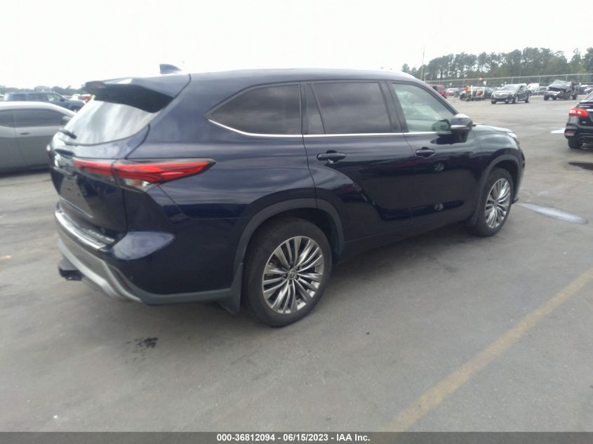 2021 TOYOTA HIGHLANDER PLATINUM - 5TDFZRBH9MS152255