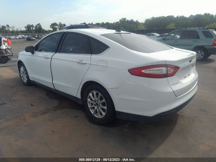 2016 FORD FUSION S - 3FA6P0G74GR333259