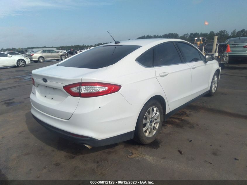 2016 FORD FUSION S - 3FA6P0G74GR333259