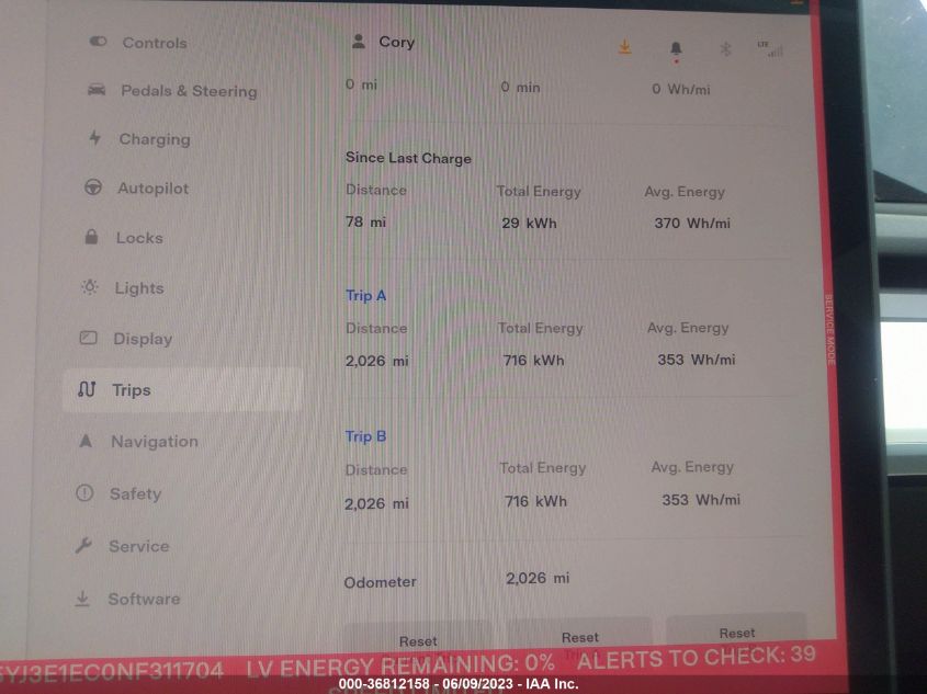 2022 TESLA MODEL 3 PERFORMANCE - 5YJ3E1EC0NF311704