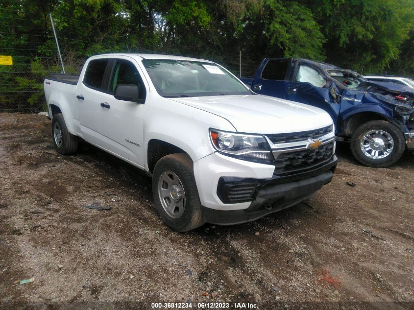 2022 CHEVROLET COLORADO 4WD WORK TRUCK - 1GCGTBEN4N1135649