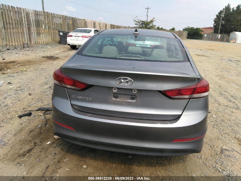 2017 HYUNDAI ELANTRA SE - KMHD84LF0HU207702