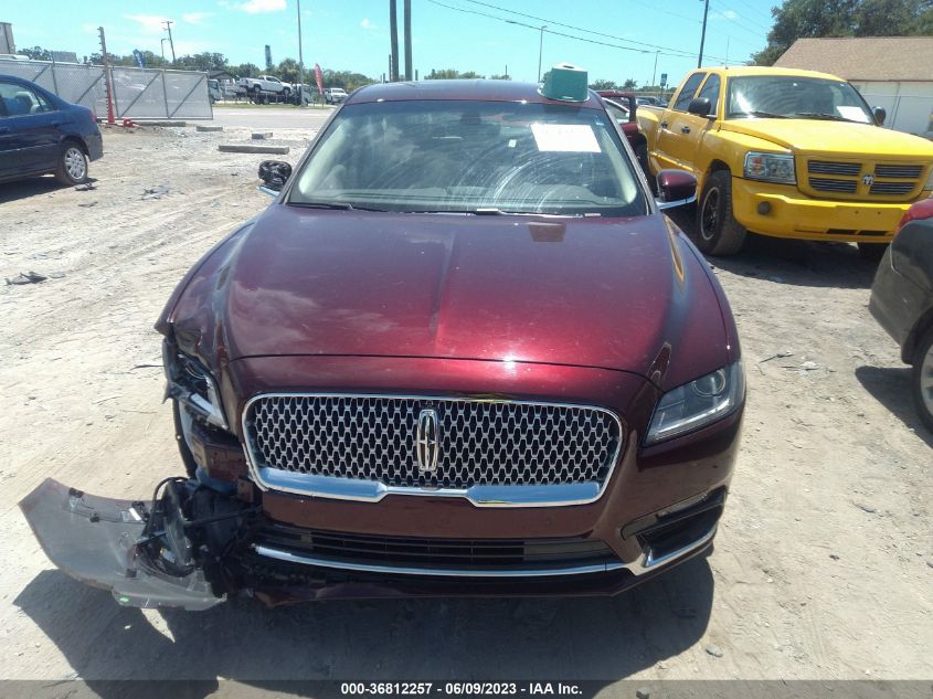 2017 LINCOLN CONTINENTAL SELECT 1LN6L9SK9H5629089
