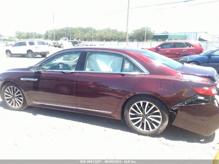 2017 LINCOLN CONTINENTAL SELECT 1LN6L9SK9H5629089