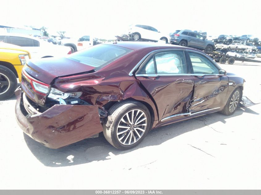 2017 LINCOLN CONTINENTAL SELECT 1LN6L9SK9H5629089