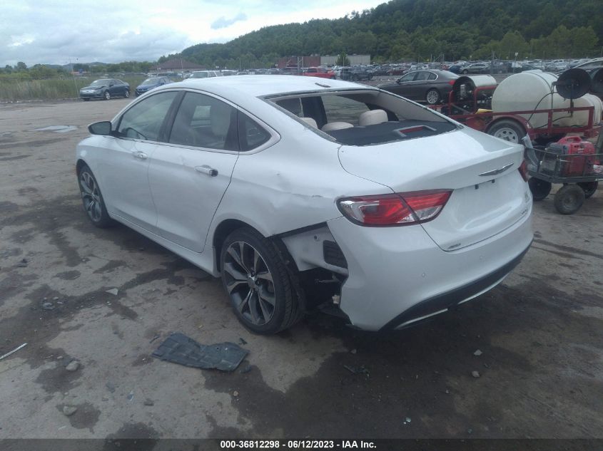2015 CHRYSLER 200 C - 1C3CCCEG0FN567420