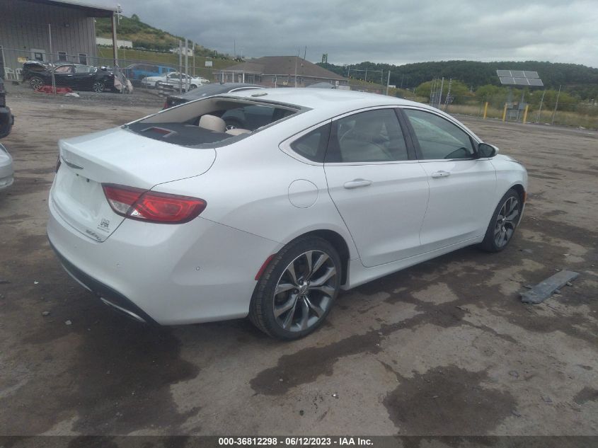 2015 CHRYSLER 200 C - 1C3CCCEG0FN567420