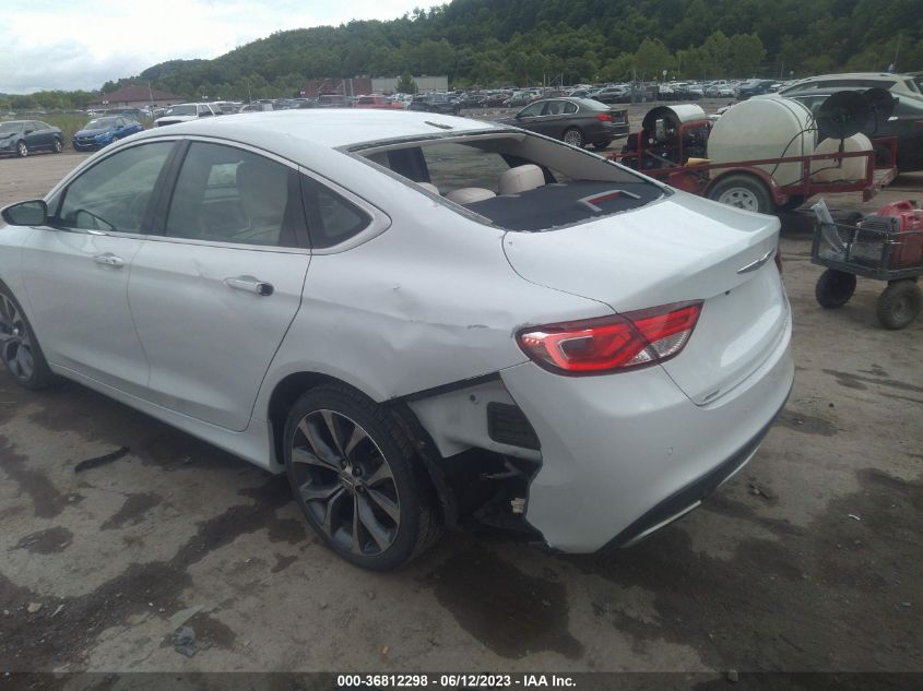 2015 CHRYSLER 200 C - 1C3CCCEG0FN567420