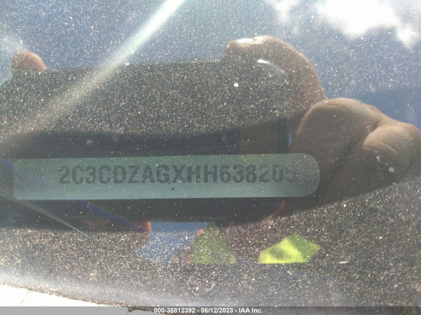 2017 DODGE CHALLENGER SXT - 2C3CDZAGXHH638205