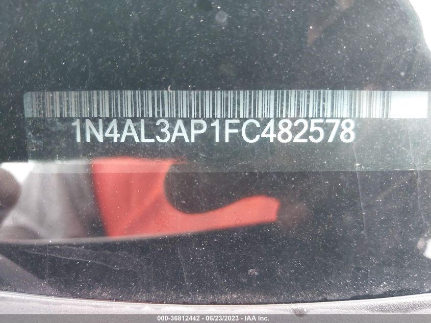 2015 NISSAN ALTIMA 2.5 S - 1N4AL3AP1FC482578