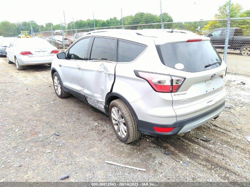 2017 FORD ESCAPE TITANIUM - 1FMCU9JD4HUD15181