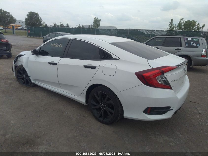 2019 HONDA CIVIC SEDAN SPORT - 19XFC2F83KE201394
