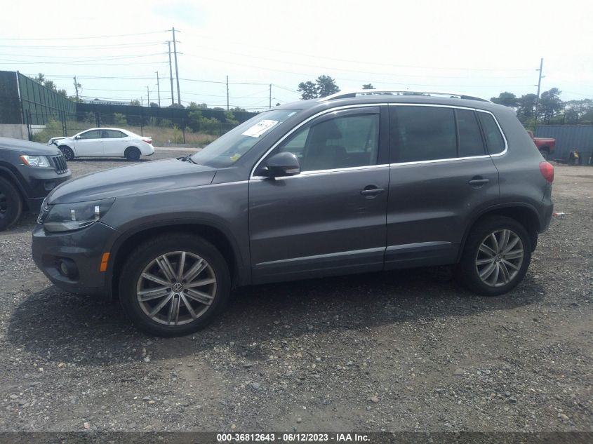 2014 VOLKSWAGEN TIGUAN SEL - WVGBV3AX3EW511726