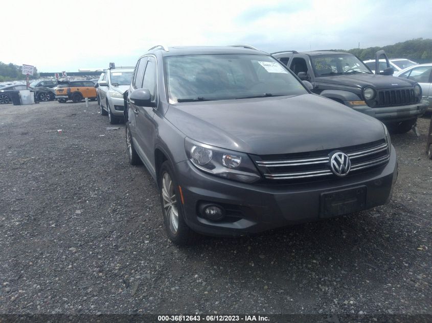 2014 VOLKSWAGEN TIGUAN SEL - WVGBV3AX3EW511726