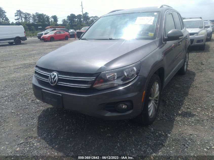 2014 VOLKSWAGEN TIGUAN SEL - WVGBV3AX3EW511726