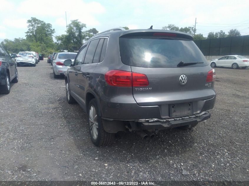 2014 VOLKSWAGEN TIGUAN SEL - WVGBV3AX3EW511726