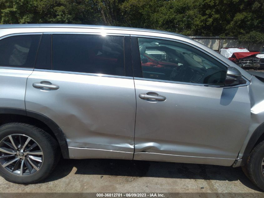2018 TOYOTA HIGHLANDER SE/XLE - 5TDKZRFH9JF535464