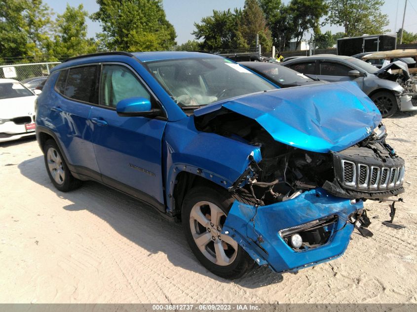 VIN 3C4NJCBB9MT538613 2021 JEEP COMPASS LATITUDE