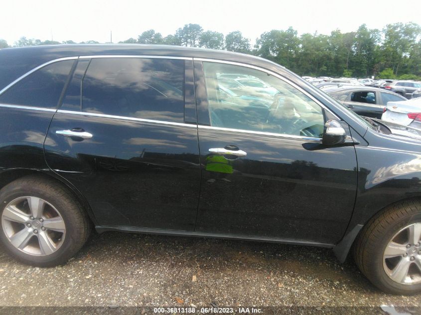 2013 ACURA MDX TECH PKG - 2HNYD2H35DH512494