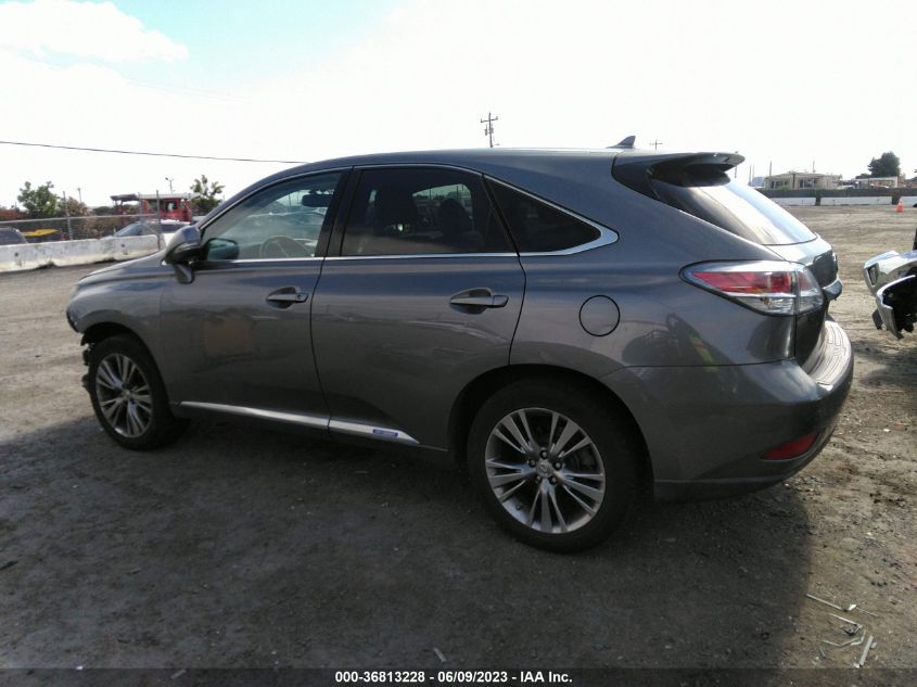 2013 LEXUS RX 450H - JTJZB1BA5D2412127