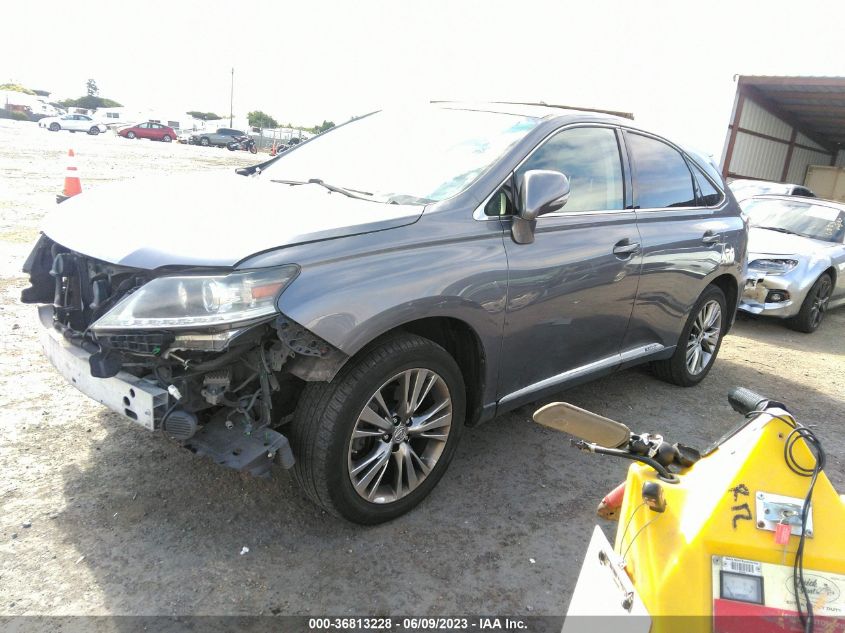2013 LEXUS RX 450H - JTJZB1BA5D2412127