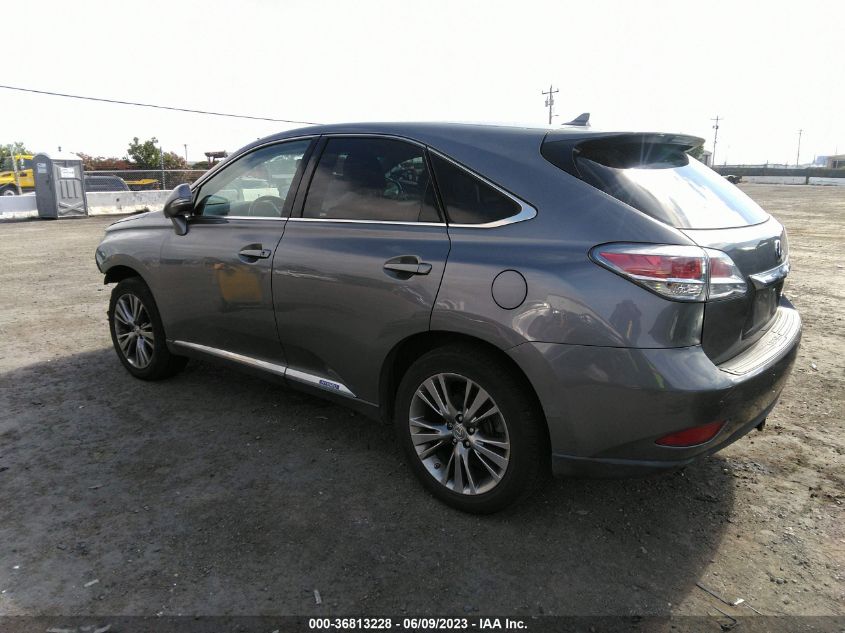 2013 LEXUS RX 450H - JTJZB1BA5D2412127