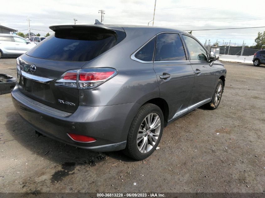 2013 LEXUS RX 450H - JTJZB1BA5D2412127
