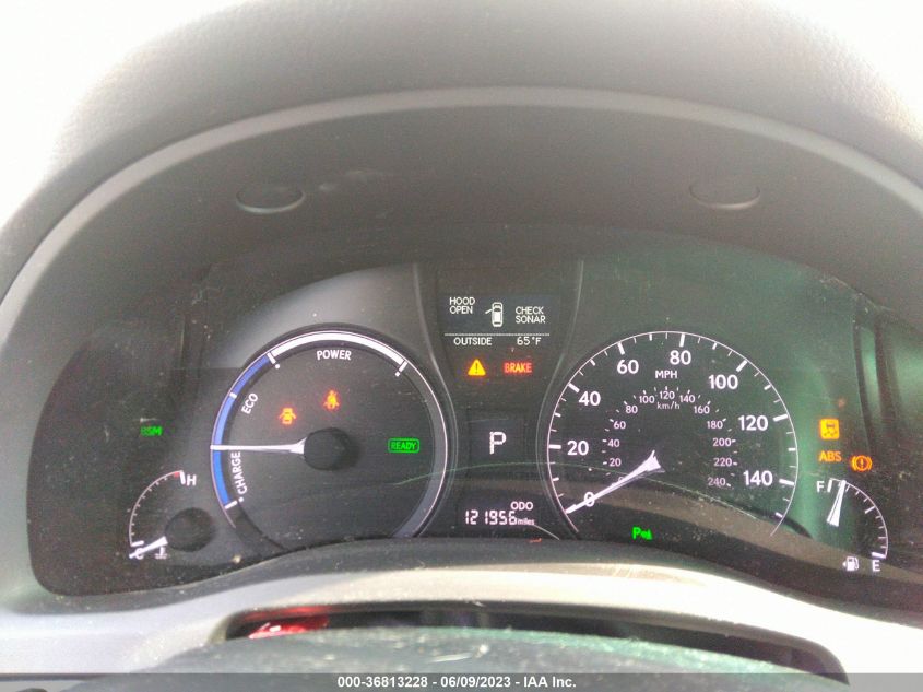 2013 LEXUS RX 450H - JTJZB1BA5D2412127